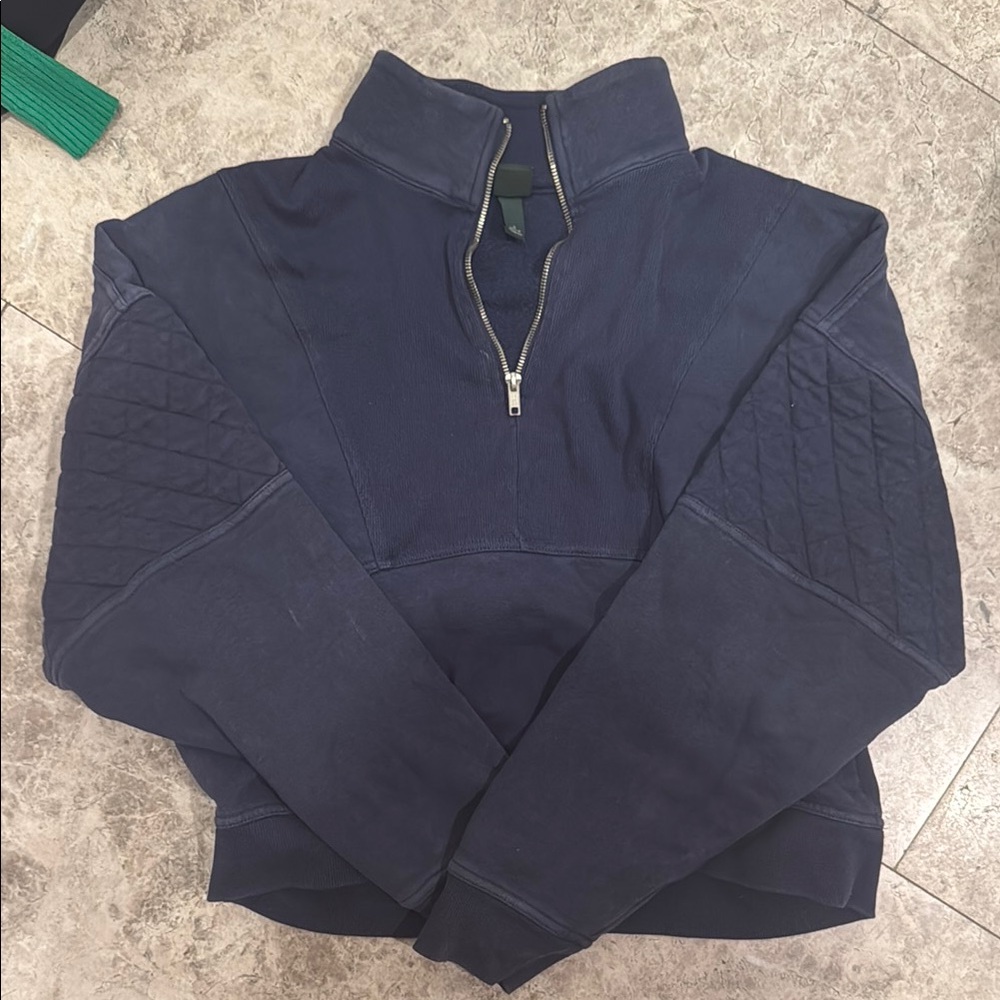 Wild Fable Navy Quarter-Zip Sweatshirt